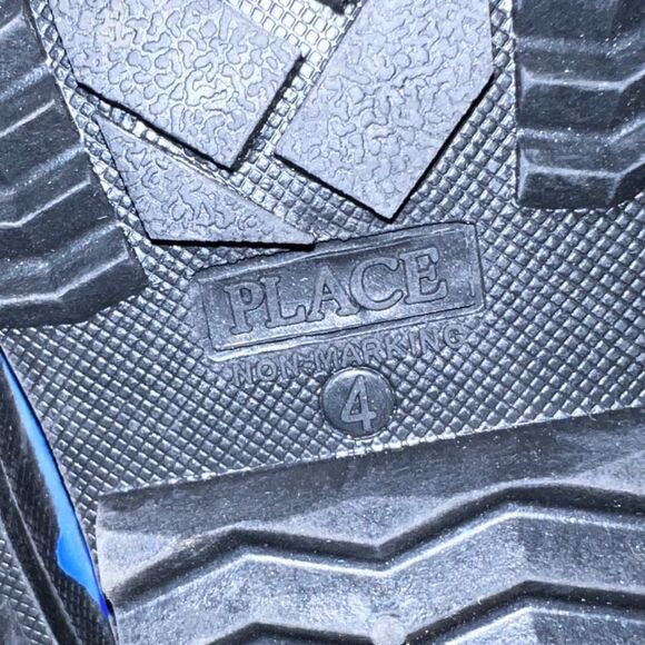 The Childrens Place Unisex Infant All Weather Boots - Black Blue Size 4 - Picture 8 of 8